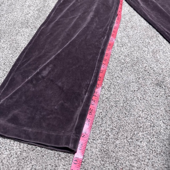 TNA Aritzia Brown Velour Straight-Leg Sweatpants - Picture 8 of 8